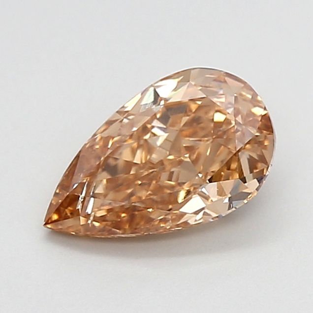 1.01 CT Fancy Light Brown PEAR