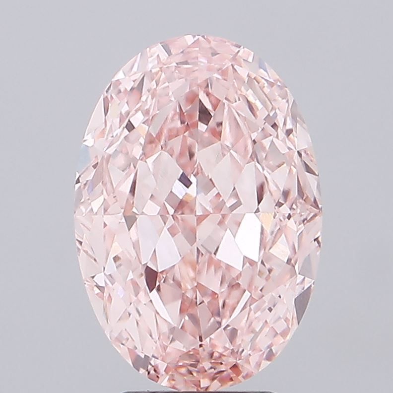 5.19 ct. oval Lab Grown Diamond front image