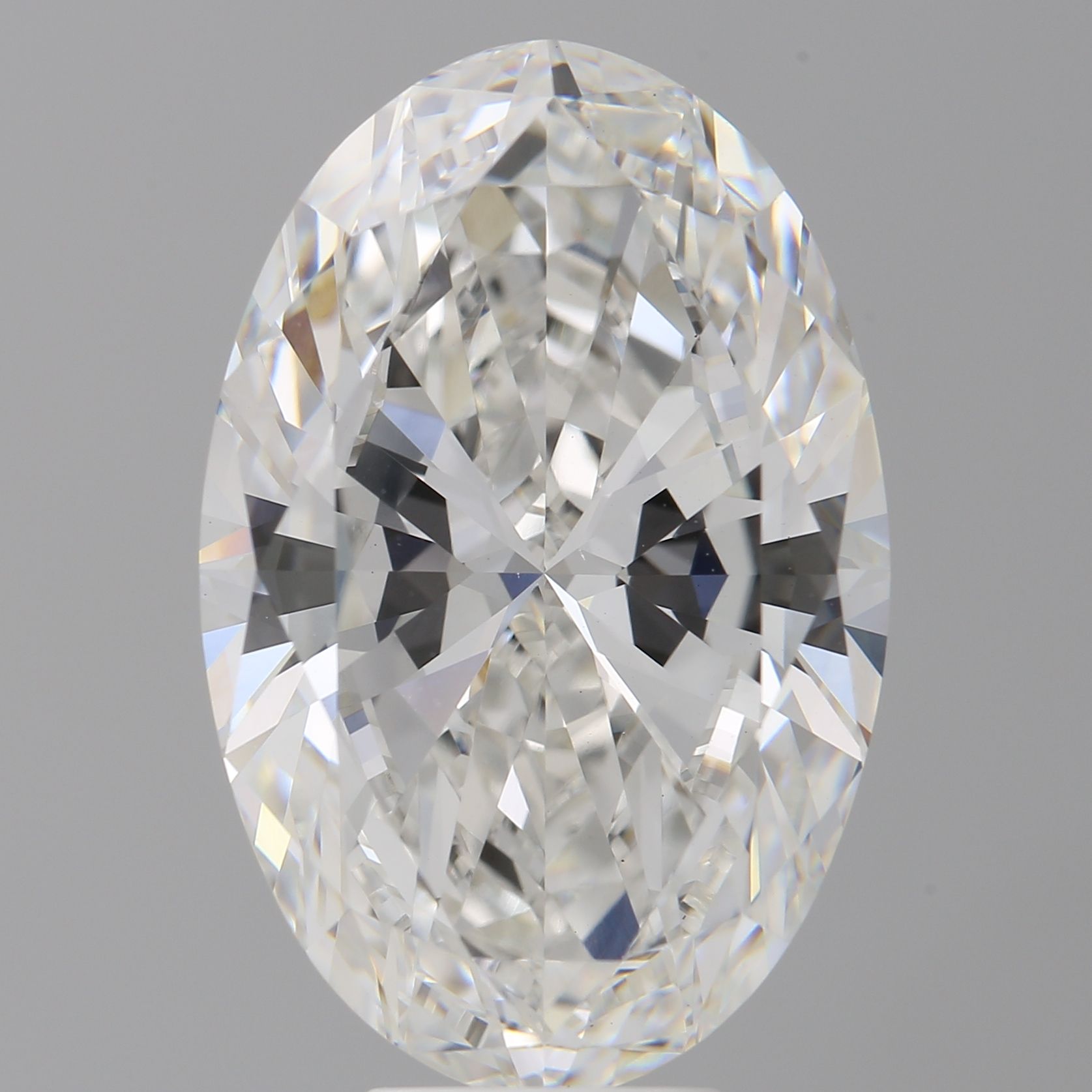 9.02 ct. oval Lab Grown Diamond front image