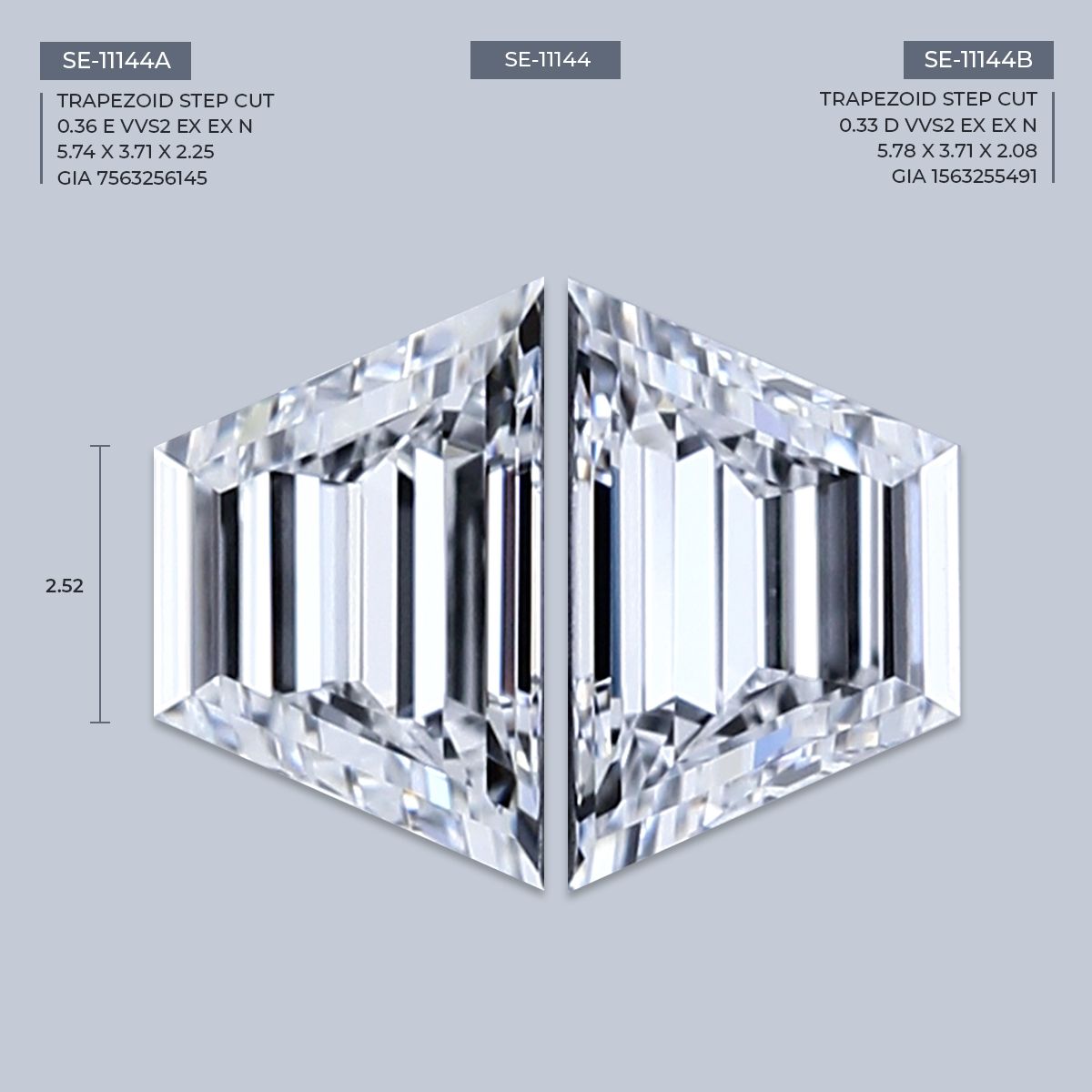 0.33 ct Trapezoid Diamond