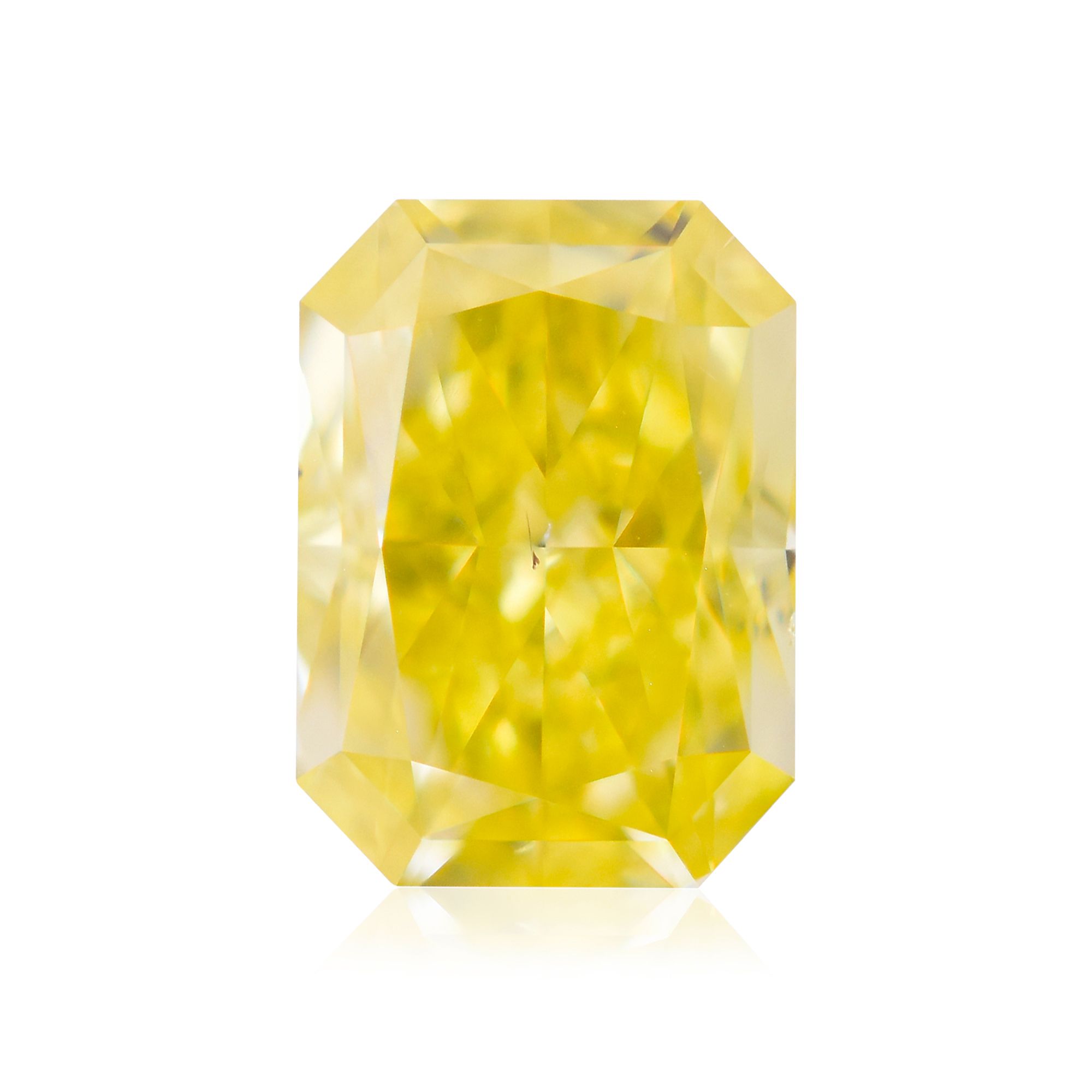 Diament 0.51 ct Fancy Intense Yellow/SI1