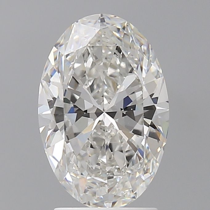 2.60 ct. oval Lab Grown Diamond front image