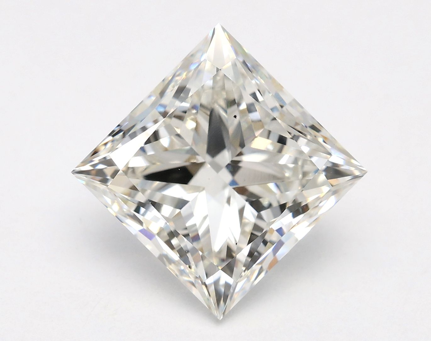4.10 ct. princess Lab Grown Diamond front image