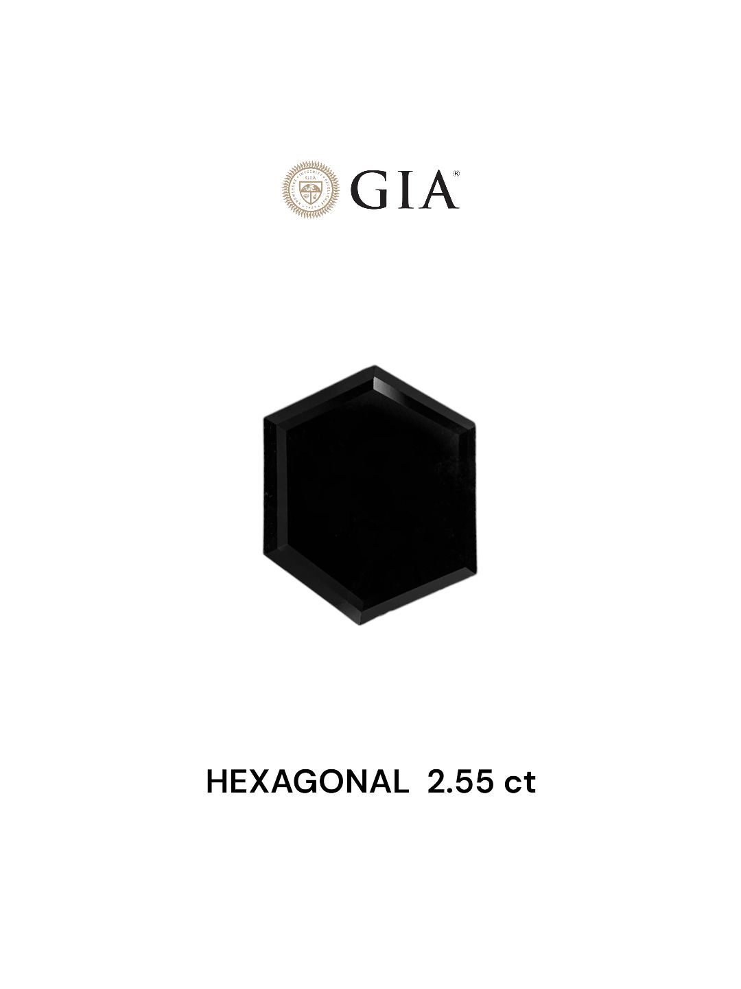 2.55 ct Hexagonal Diamond