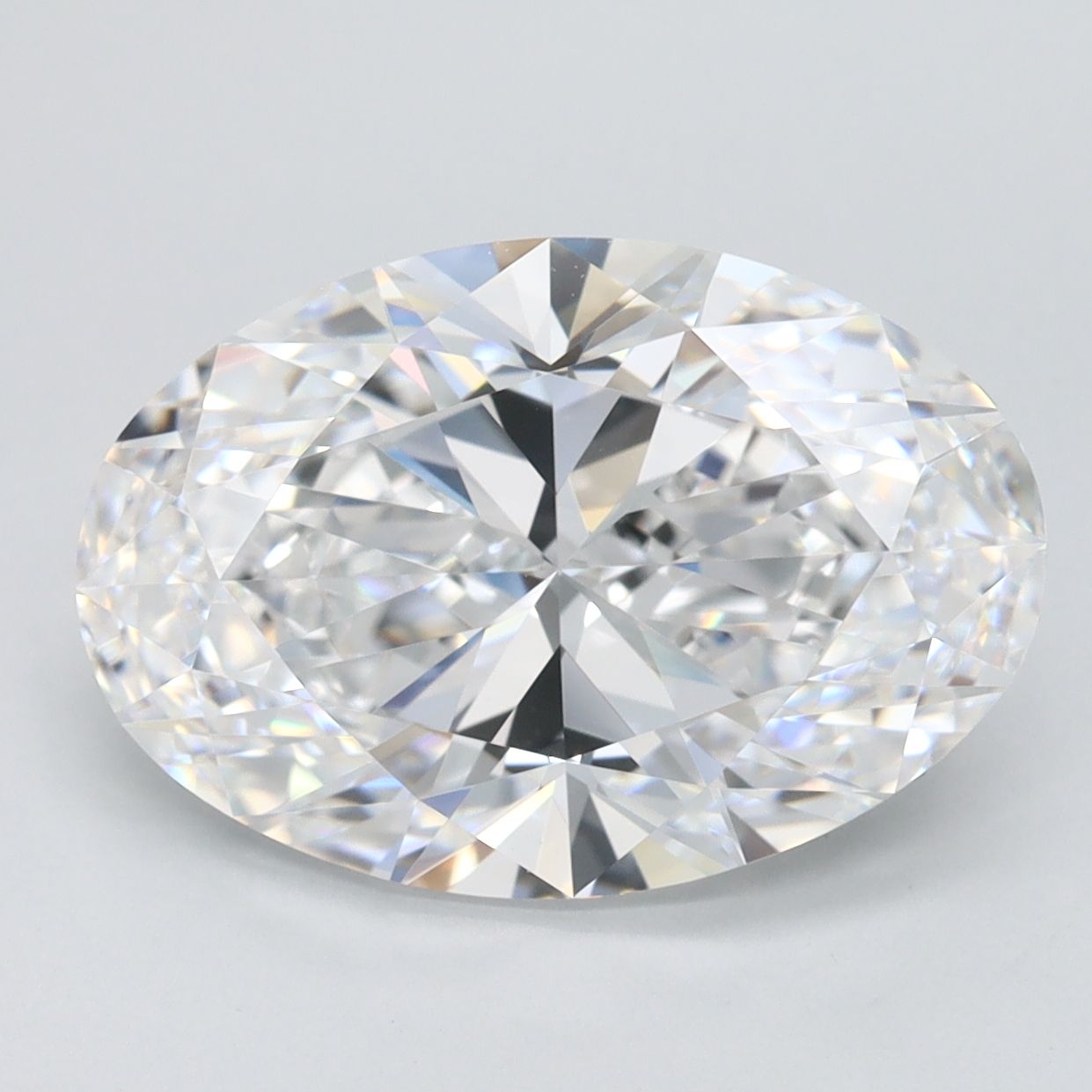 3.94 ct. oval Lab Grown Diamond front image