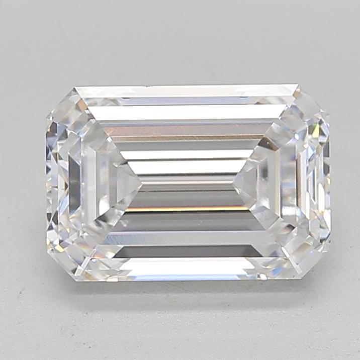3.85 ct. emerald Lab Grown Diamond front image