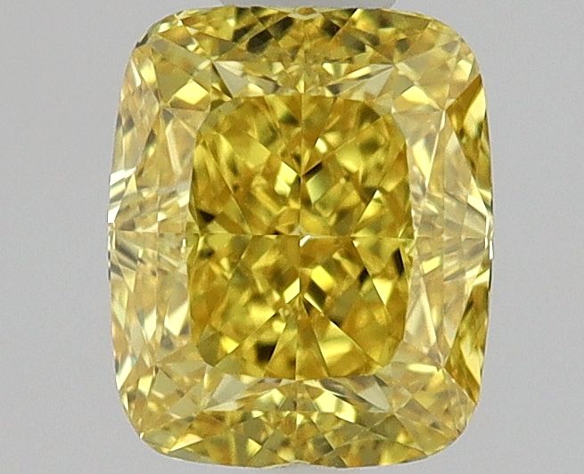 Diament 0.45 ct Fancy Vivid Orangey Yellow/VS1