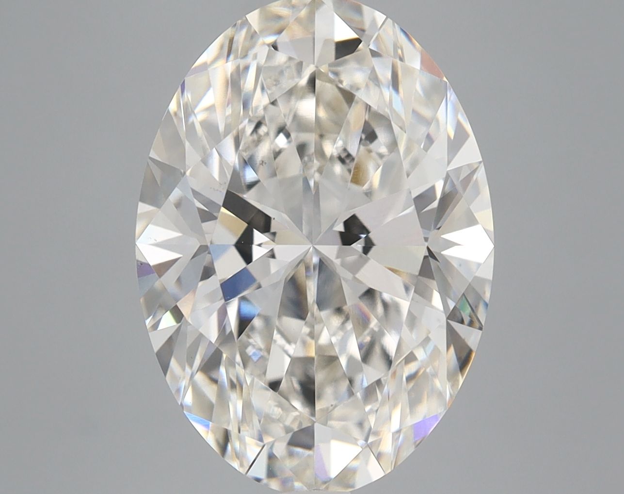 6.01 ct. oval Lab Grown Diamond front image
