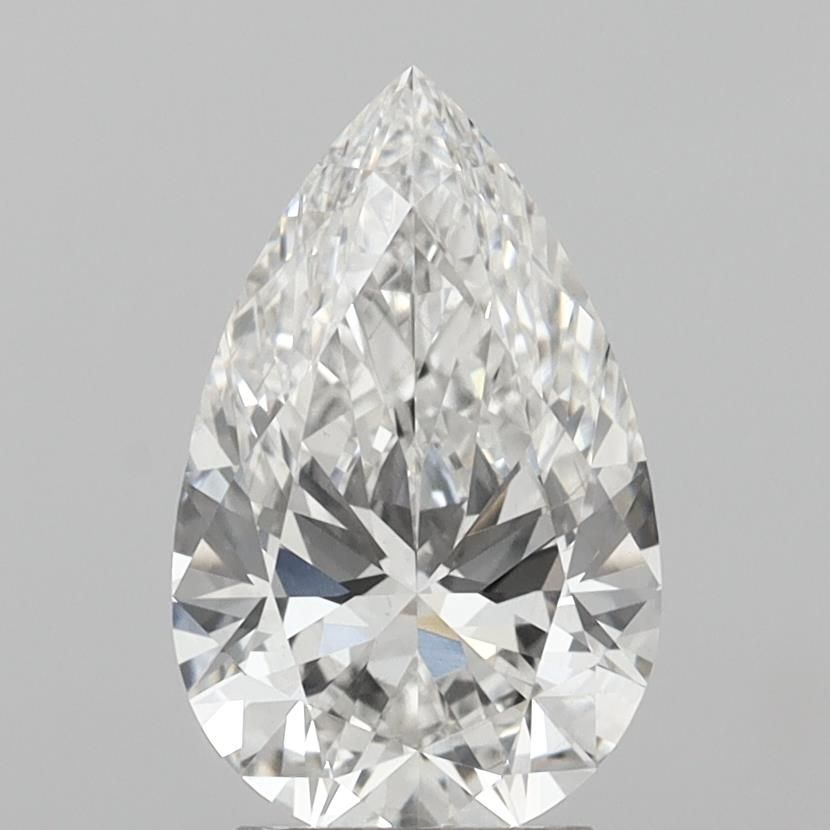 3.03 carat f VS1 EX Cut IGI pear diamond