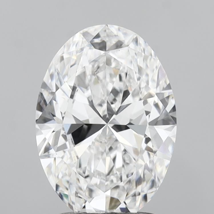 2.01 ct. oval Lab Grown Diamond front image