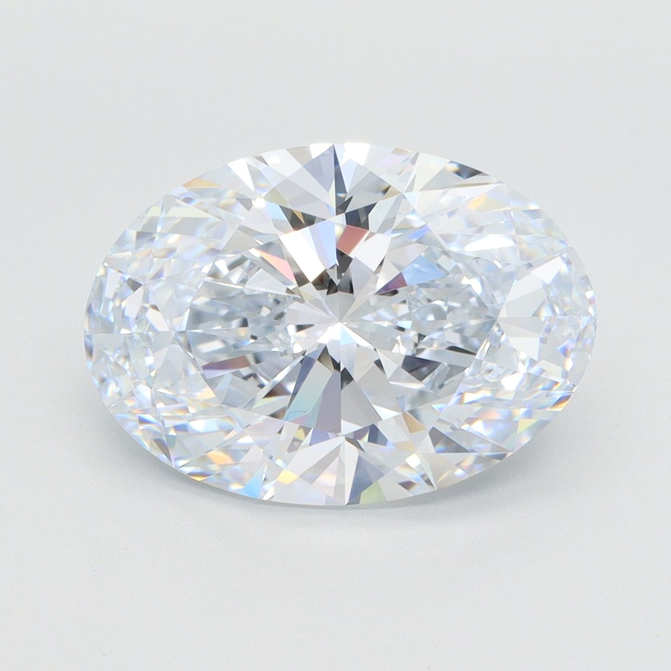 5.09 ct. oval Lab Grown Diamond front image