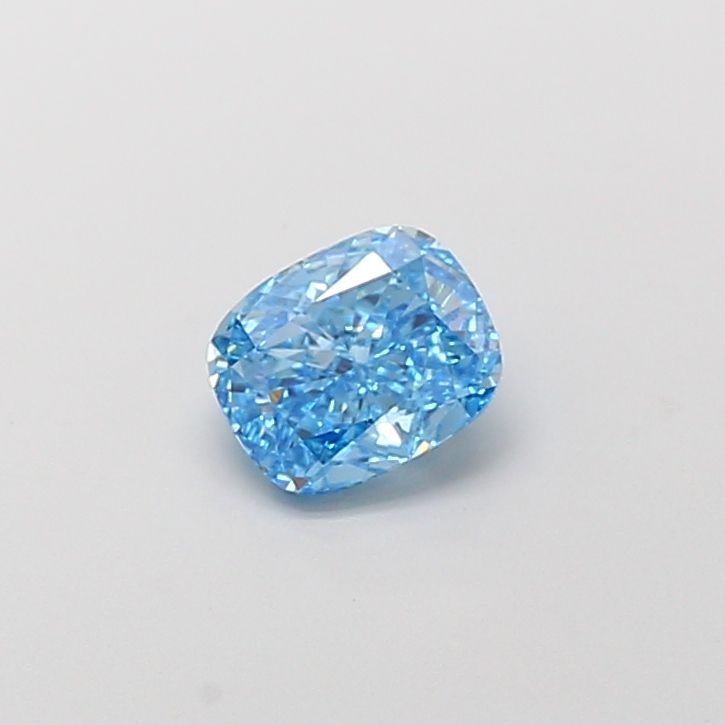 1.02 CT Fancy Vivid Blue CUSHION MODIFIED