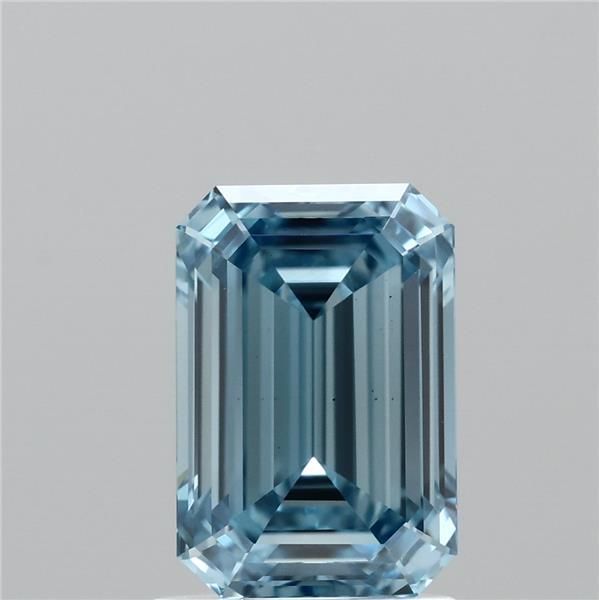 1.51 CT Fancy Vivid Blue EMERALD