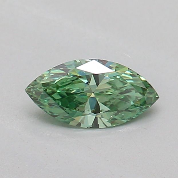 0.19 CT Fancy Vivid Green MARQUISE
