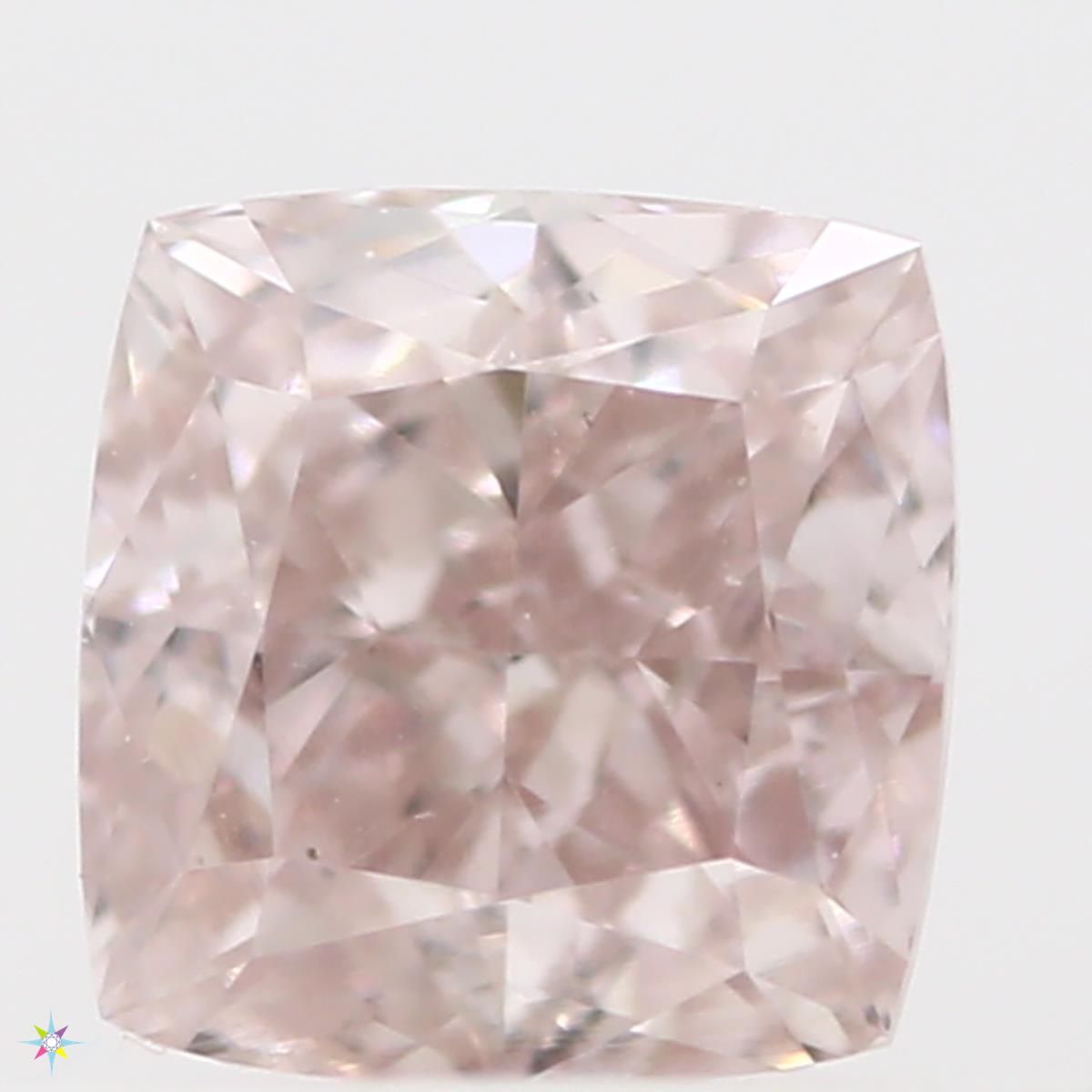 Diament 0.33 ct Fancy Orangey Pink/VS1