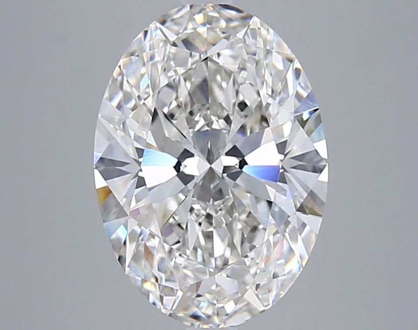 5.02 ct. oval Lab Grown Diamond front image
