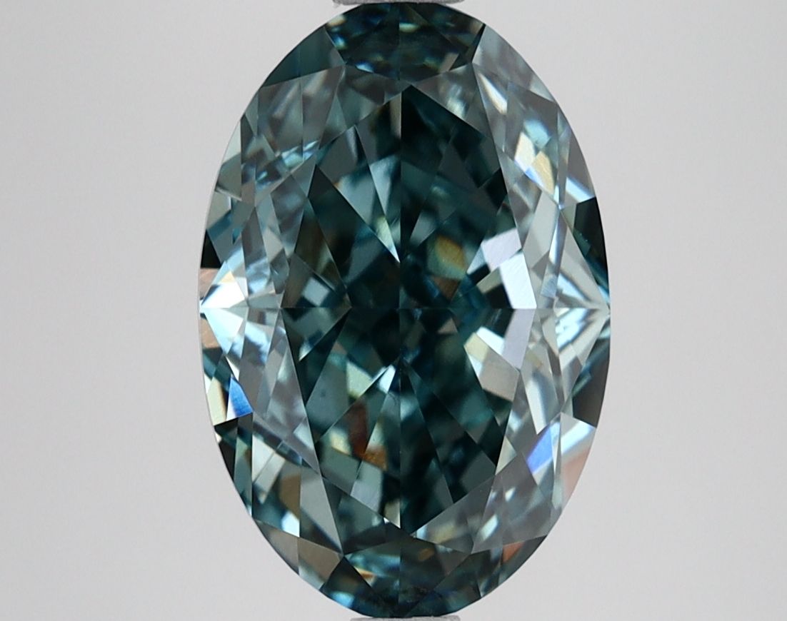 3.89 ct. oval Lab Grown Diamond front image