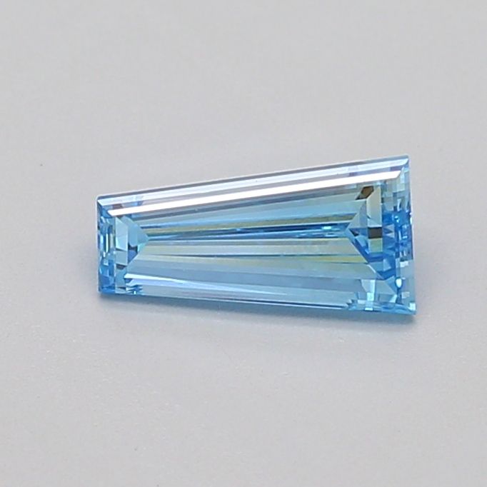 0.54 CT Fancy Vivid Blue TAPERED BAGUETTE