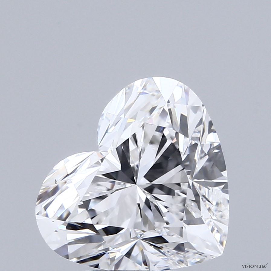 3.72 ct. heart Lab Grown Diamond front image