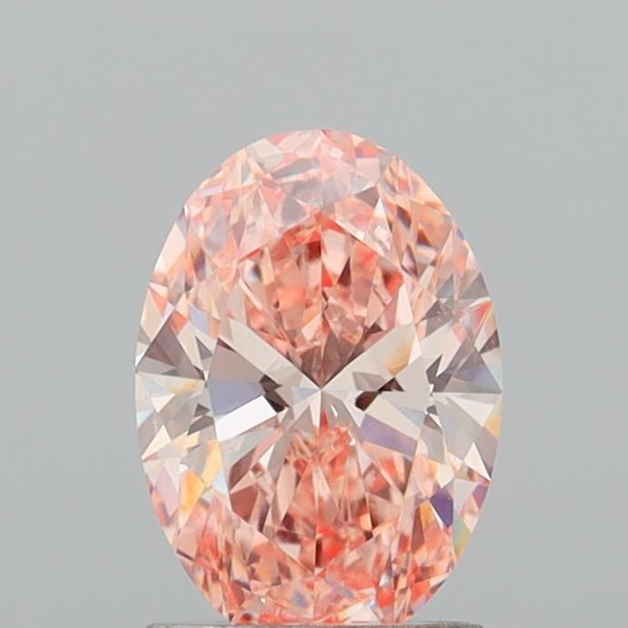 1.53 CT Fancy Vivid Pink OVAL