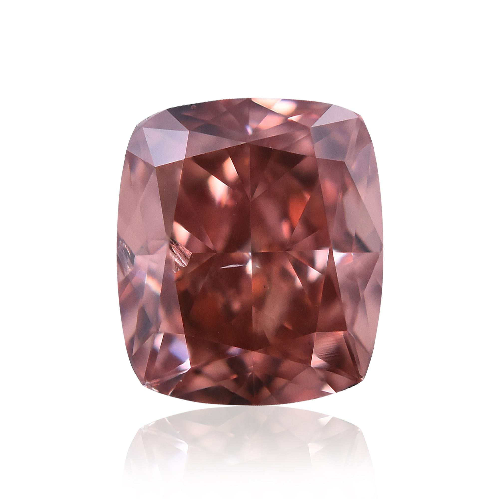 Diament 0.82 ct Fancy Deep Orangey Pink/SI1