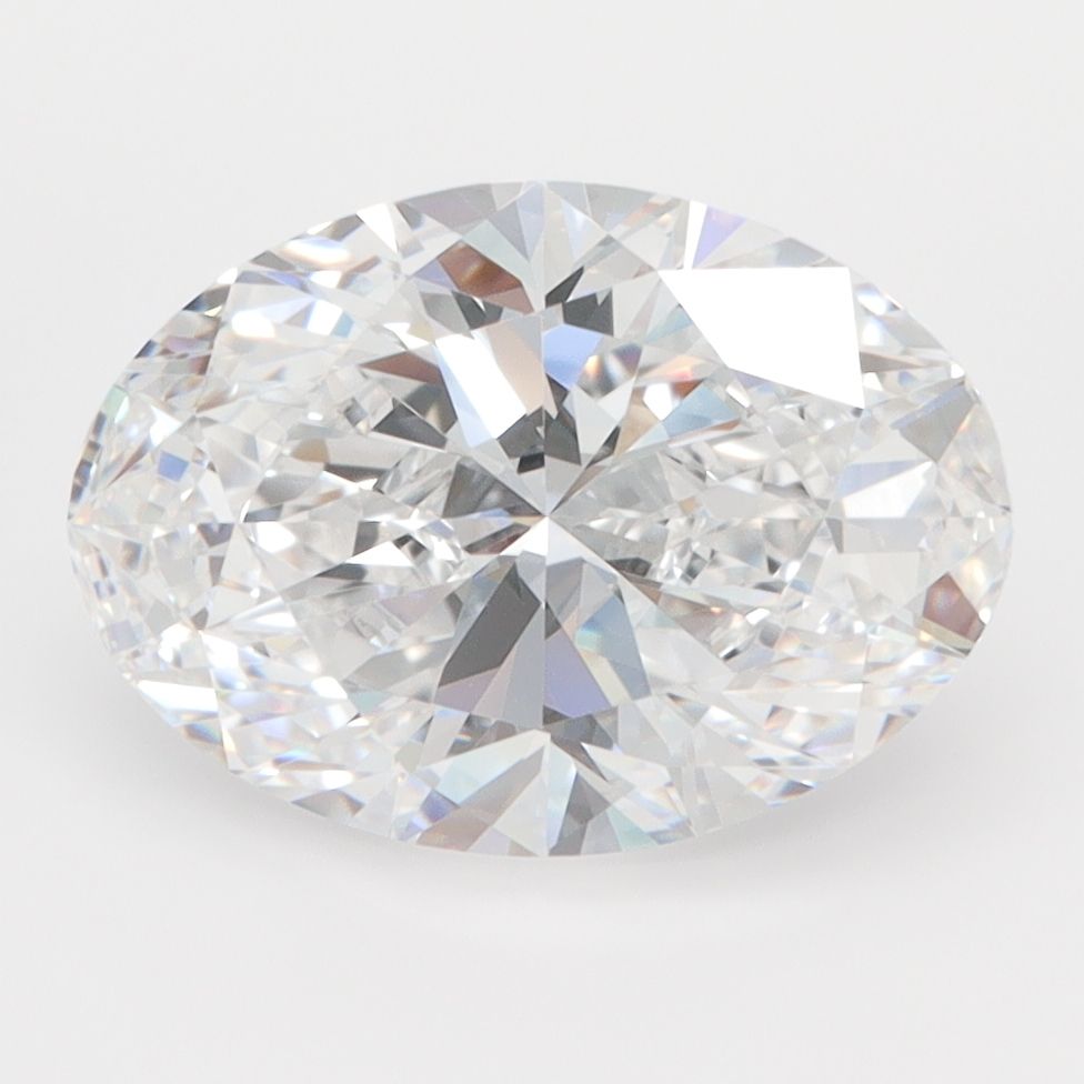 3.25 ct. oval Lab Grown Diamond front image