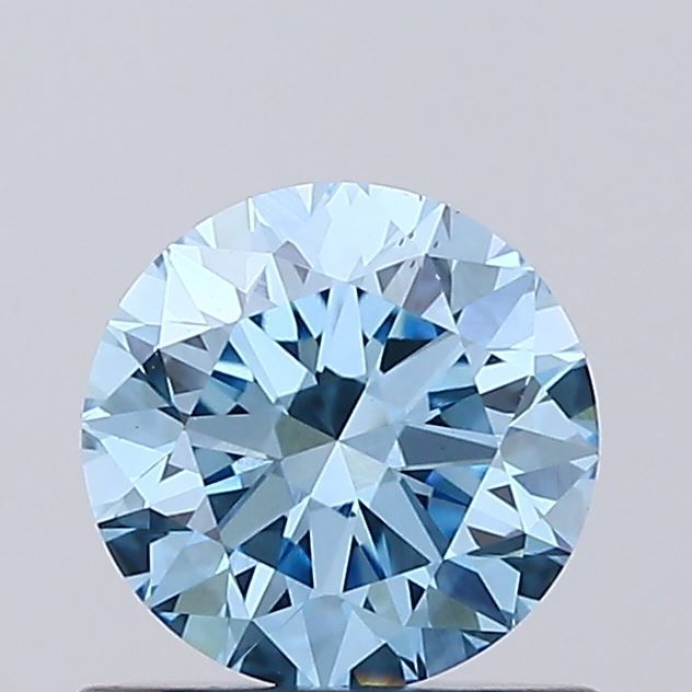 0.74 CT Fancy Vivid Blue ROUND