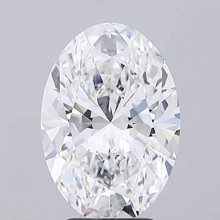 4.02 ct. oval Lab Grown Diamond front image