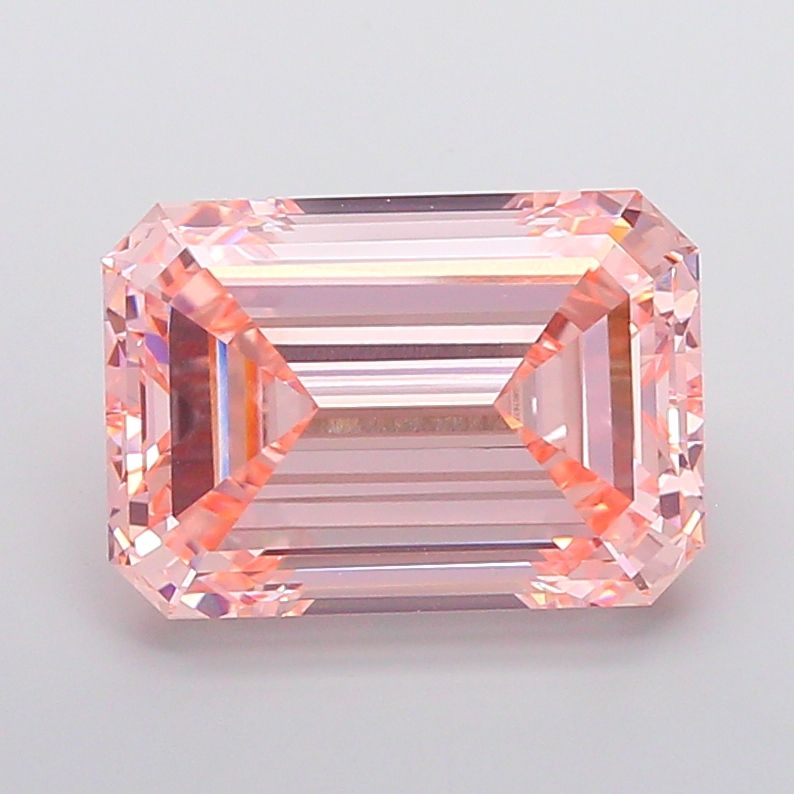 12.63 ct. emerald Lab Grown Diamond front image