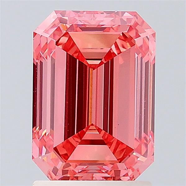 2.33 ct. emerald Lab Grown Diamond front image