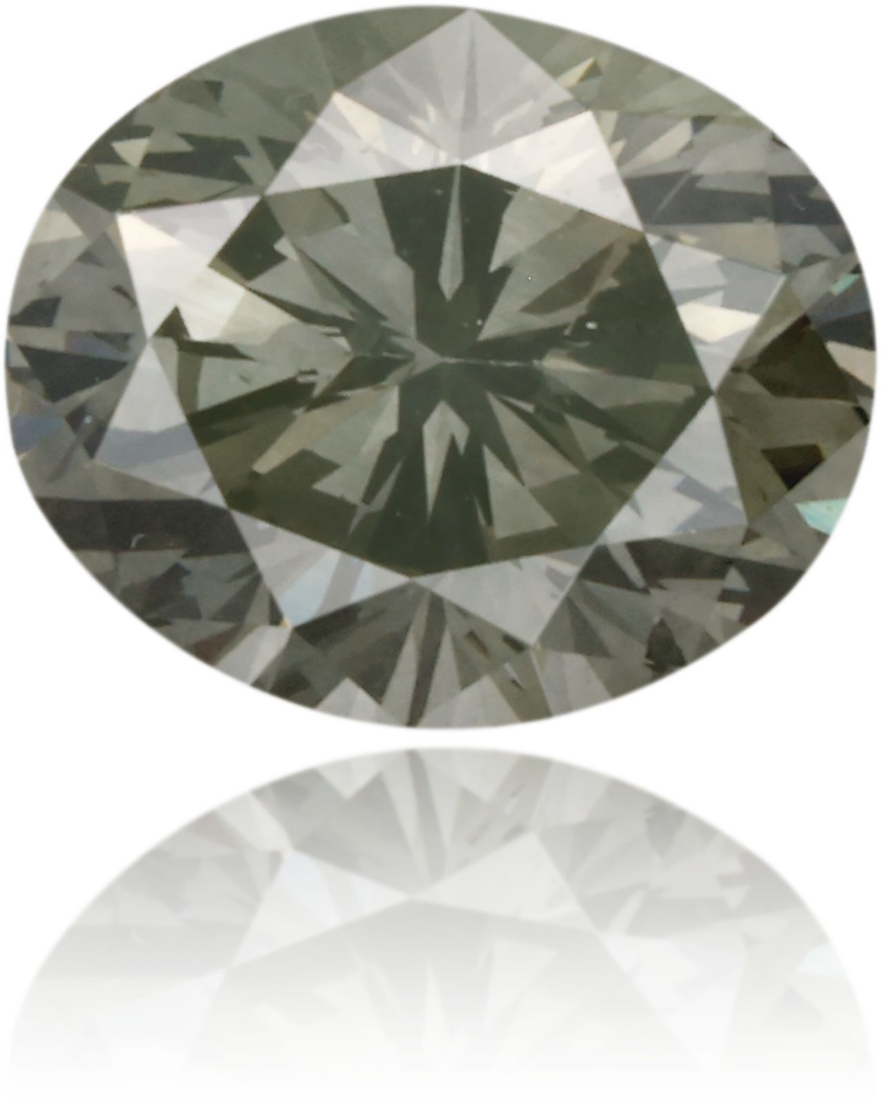 Diament 1.17 ct Fancy Dark Greenish Gray/SI2