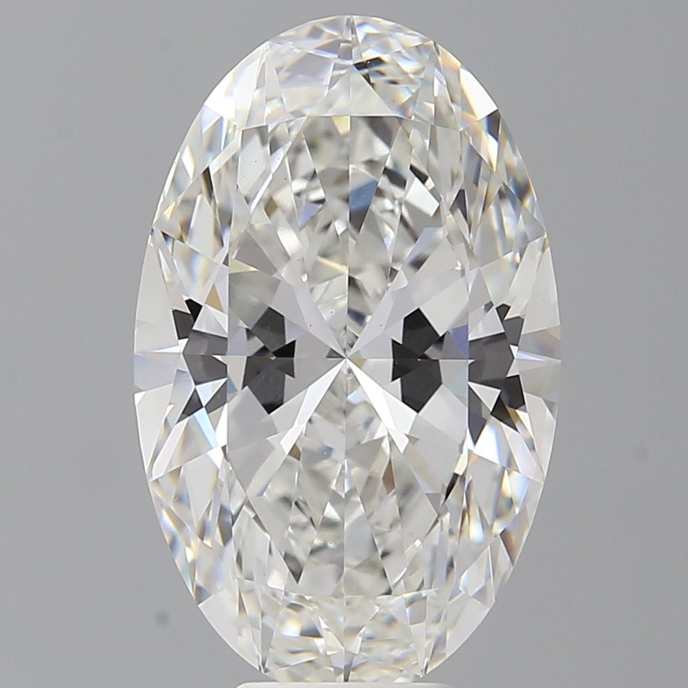 7.57 ct. oval Lab Grown Diamond front image