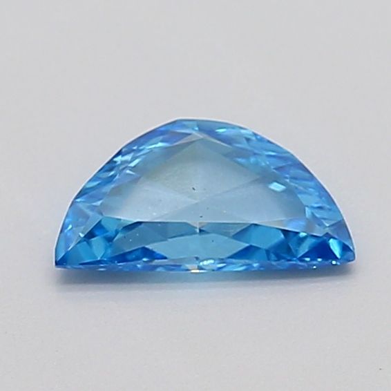0.34 CT Fancy Vivid Blue HALF MOON