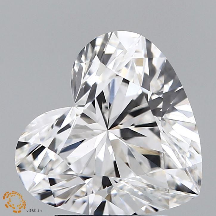 2.90 ct. heart Lab Grown Diamond front image