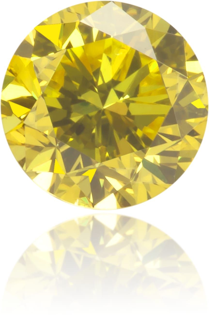 Diament 0.23 ct Fancy Vivid Yellow/SI1