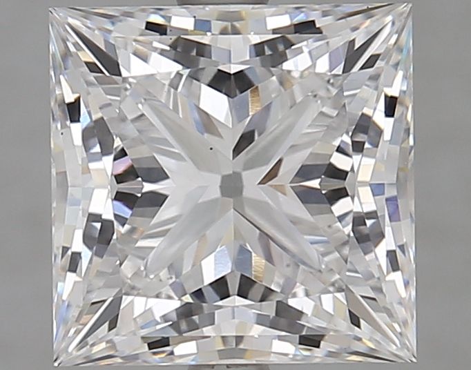 3.81 ct. princess Lab Grown Diamond front image