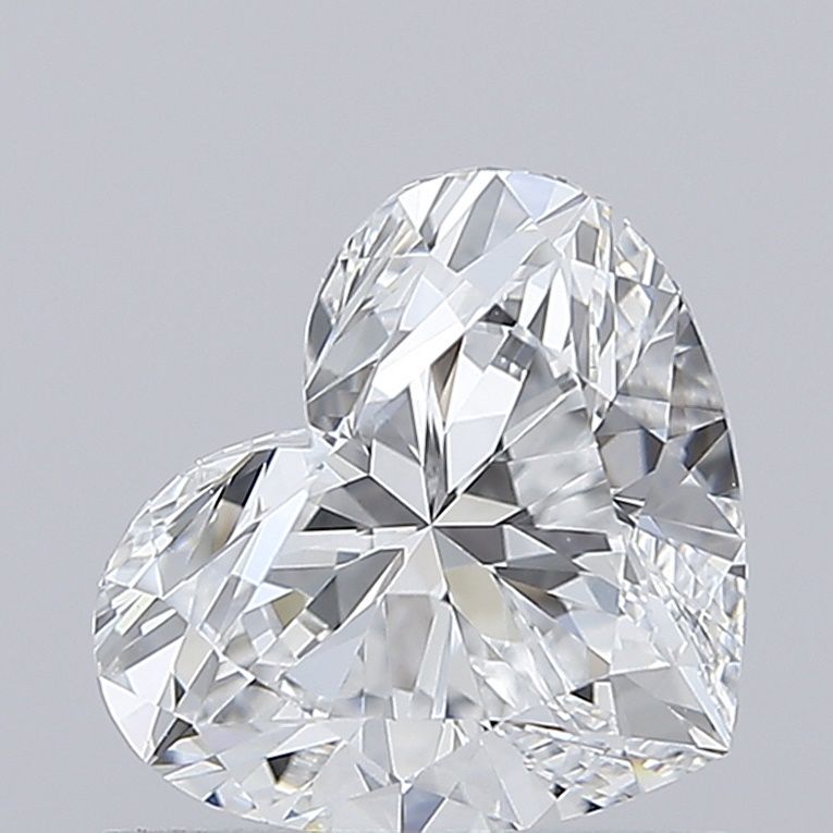 0.91 Carat D VVS2 Heart Lab Diamond