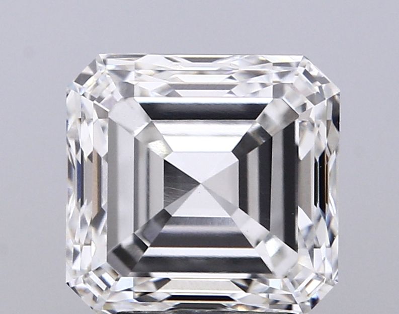 4.09 ct lab-grown Asscher Diamond