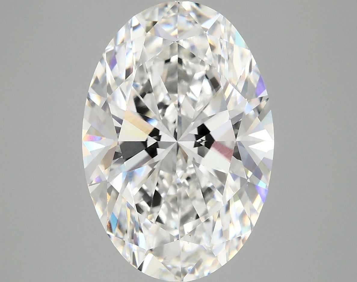 5.09 ct. oval Lab Grown Diamond front image