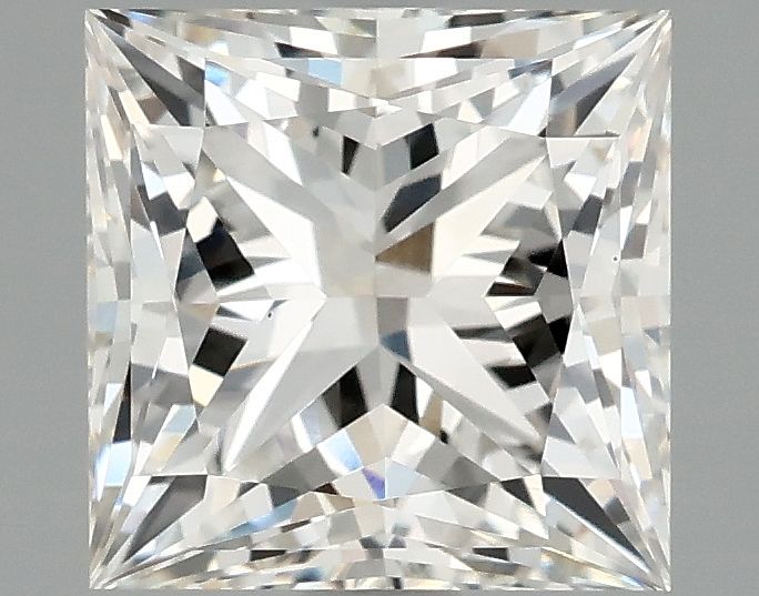 2.10 ct. princess Lab Grown Diamond front image