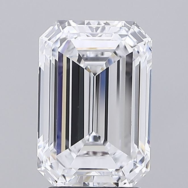 3.02 ct. emerald Lab Grown Diamond front image