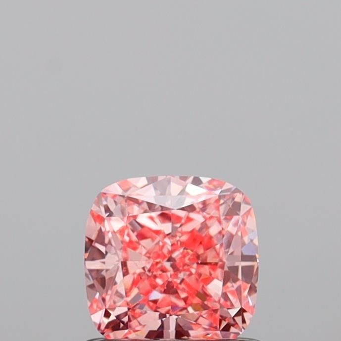 1.08 CT Fancy Vivid Pink CUSHION MODIFIED