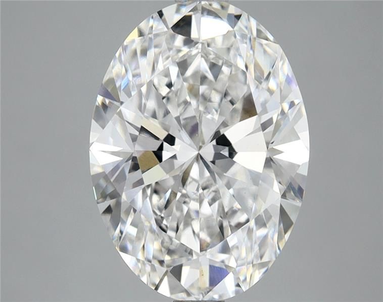 3.90 ct. oval Lab Grown Diamond front image
