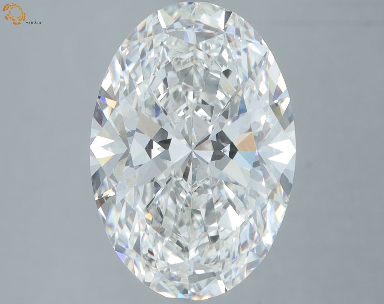 5.04 ct. oval Lab Grown Diamond front image