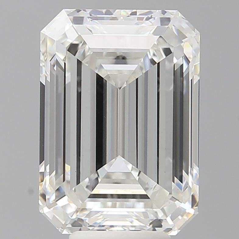 7.10 ct. emerald Lab Grown Diamond front image