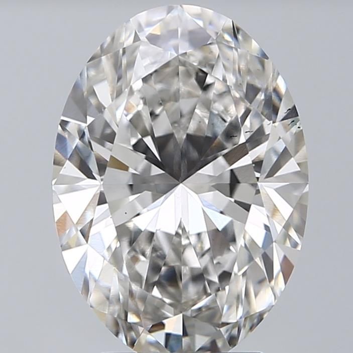 4.09 ct. oval Lab Grown Diamond front image
