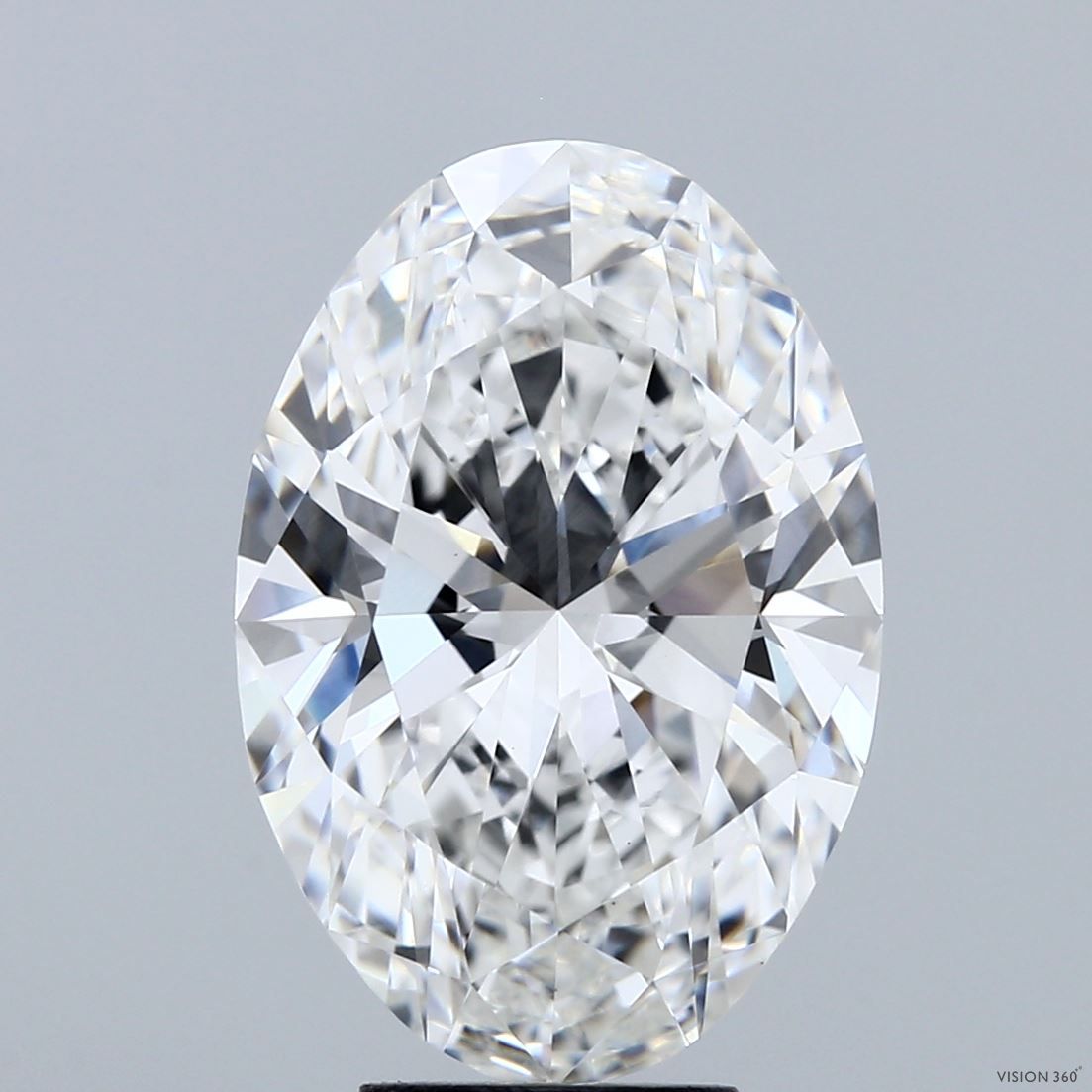 6.03 ct. oval Lab Grown Diamond front image