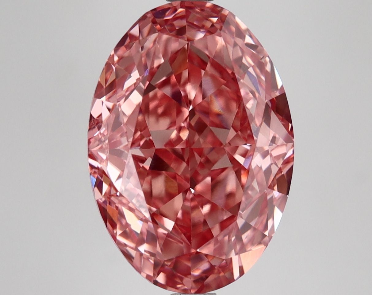 5.72 ct. oval Lab Grown Diamond front image