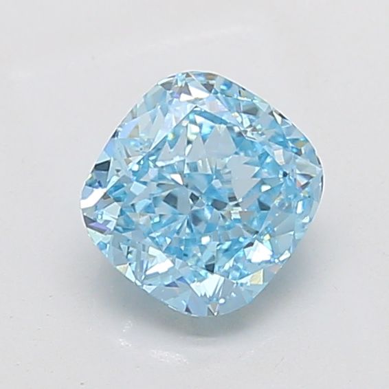 2.01 CT Fancy Vivid Blue CUSHION MODIFIED