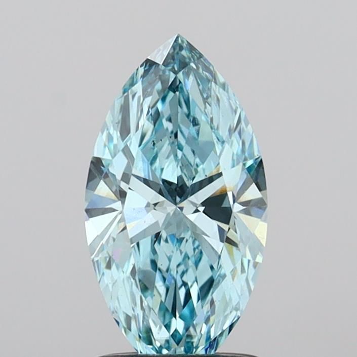1.21 CT Fancy Intense Blueish Green MARQUISE